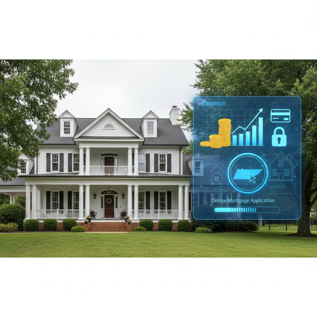 Online mortgage application for Tennessee home purchases