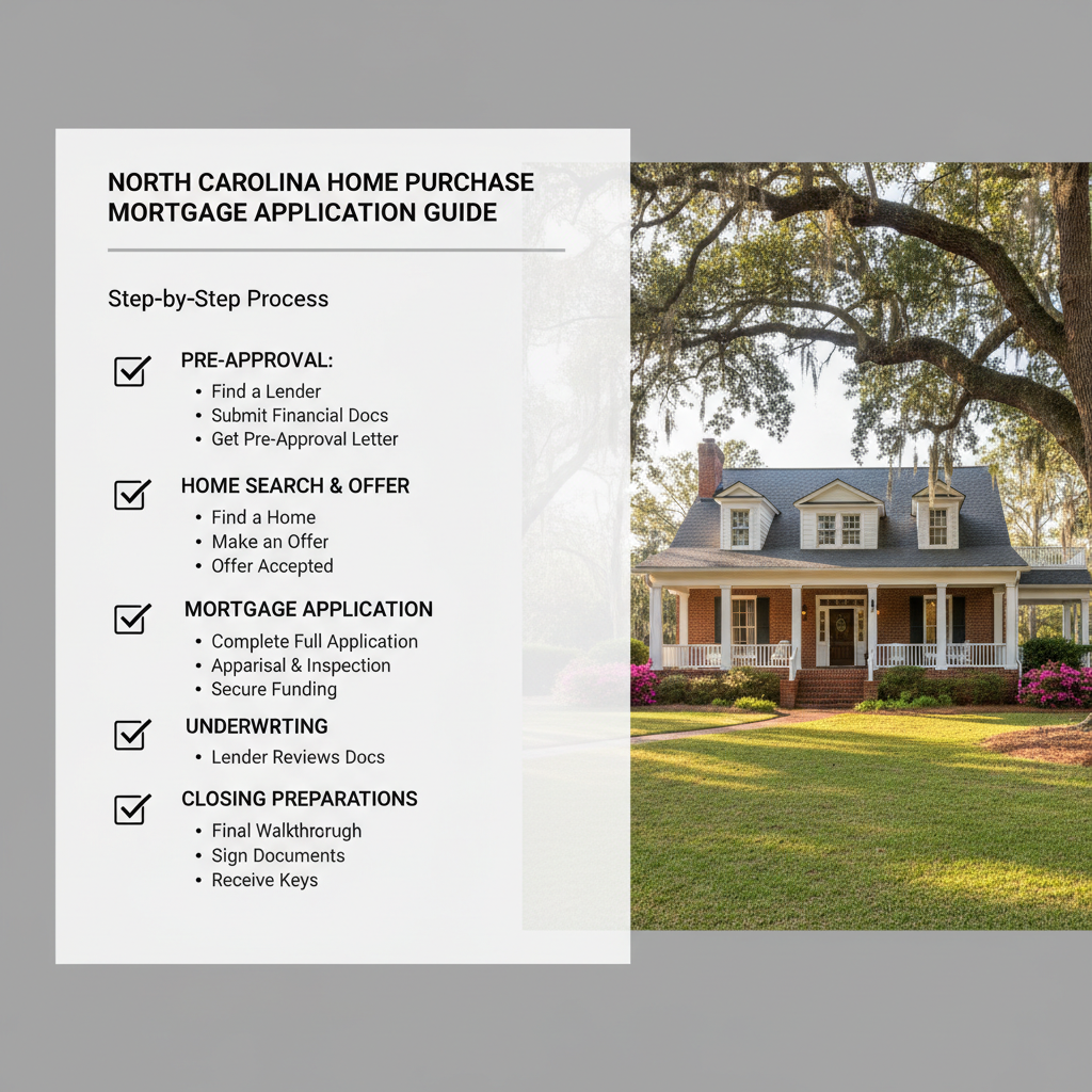 Navigating the Mortgage Application Process for North Carolina Homebuyers