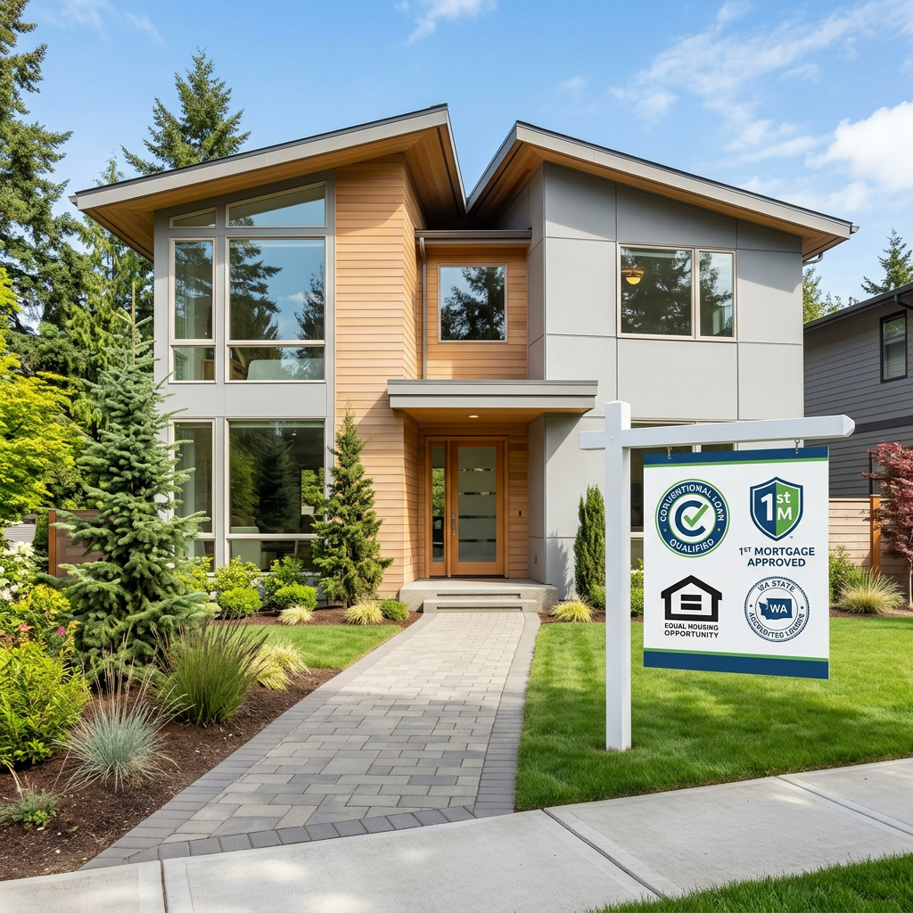 How to qualify for a conventional 1st mortgage in Washington