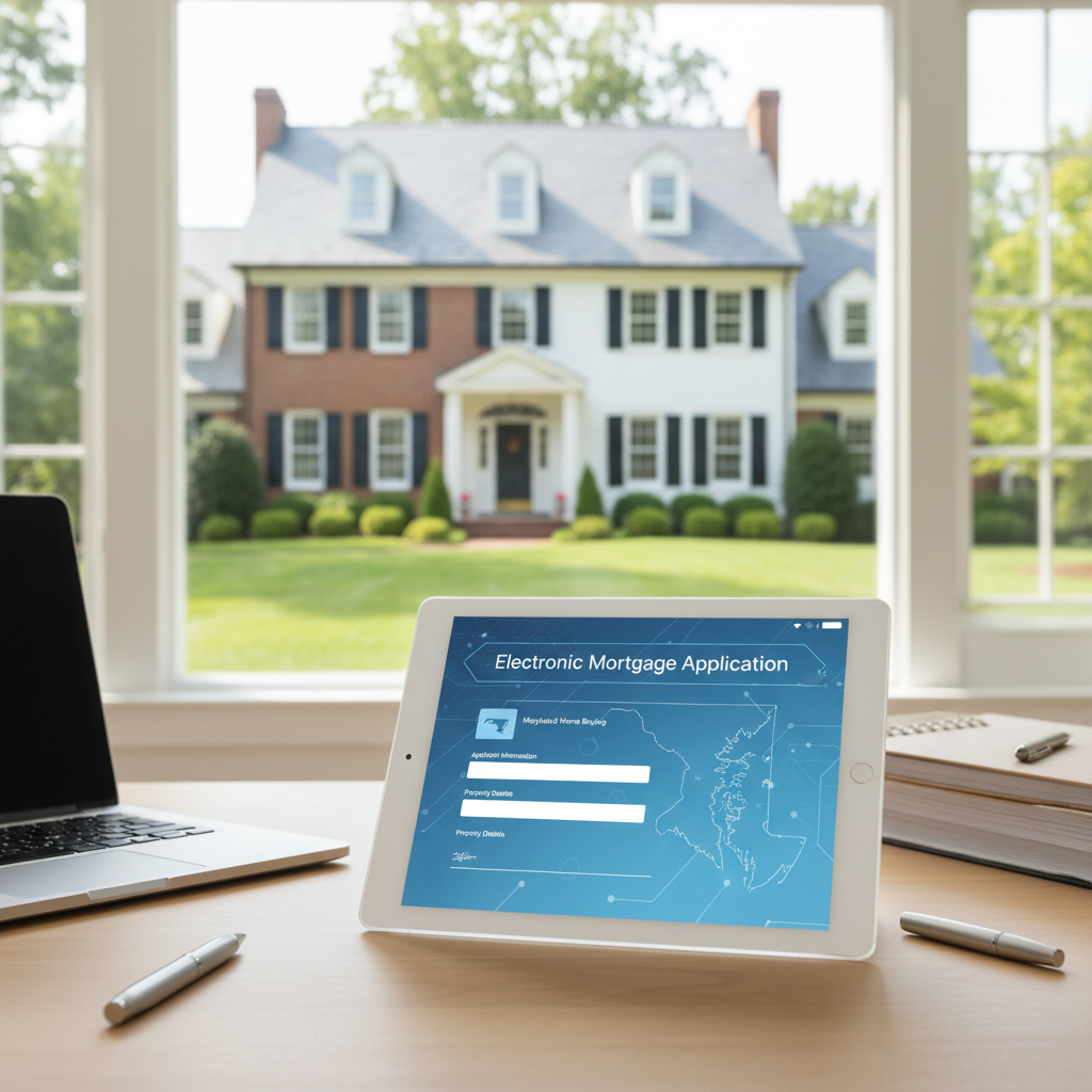Electronic Mortgage Application for Maryland Home Buying: Streamlining Your Process