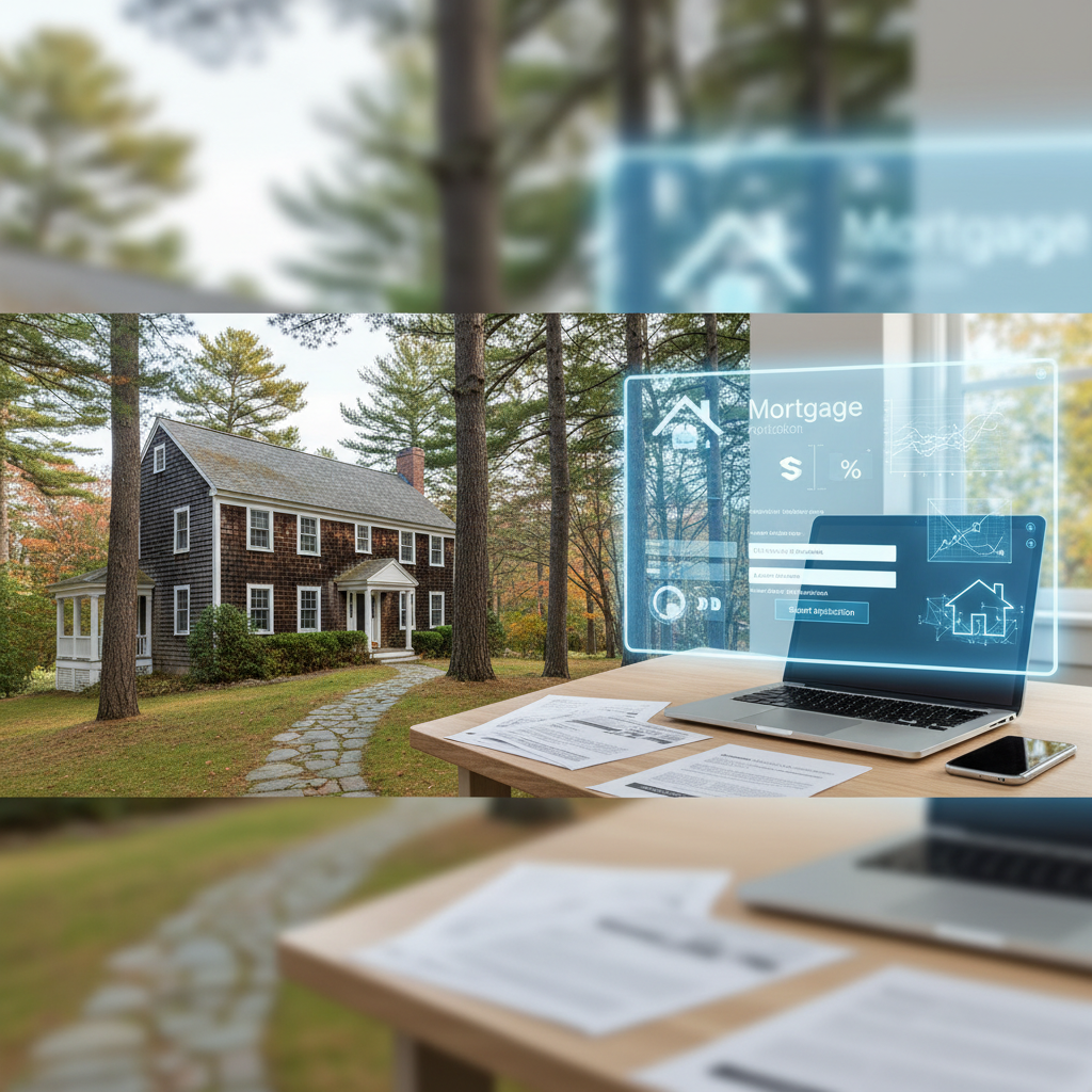 Electronic mortgage application for Maine home buying