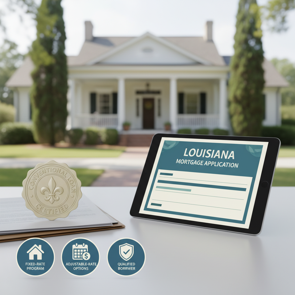 Louisiana mortgage application for conventional loans