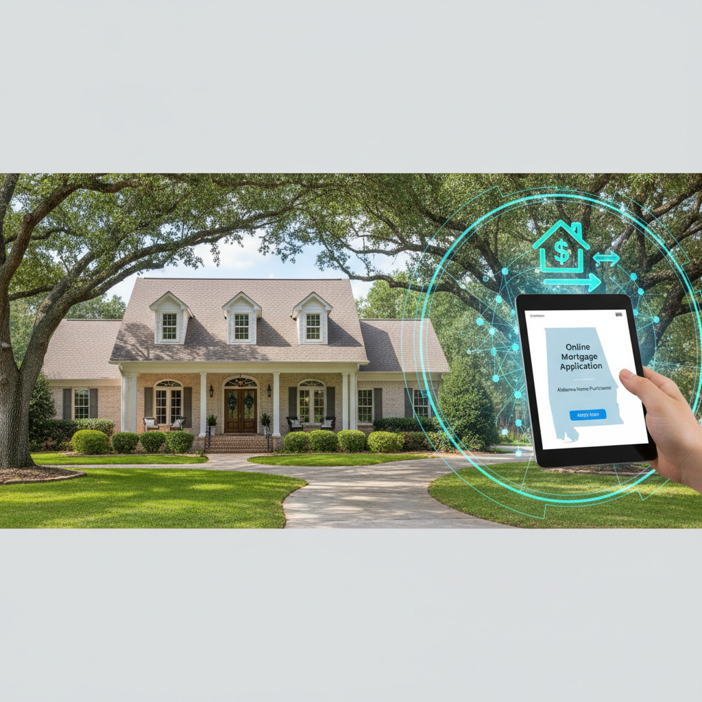 Online Mortgage Application for Alabama Home Purchases by Credit-Qualified Borrowers