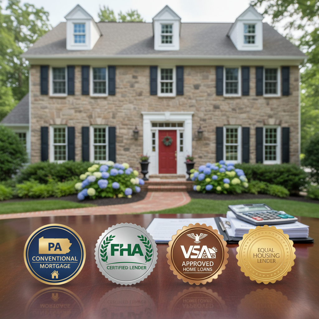 Conventional mortgage options for buying a primary home in Pennsylvania