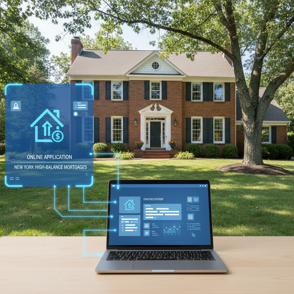 Online application for New York high-balance mortgages