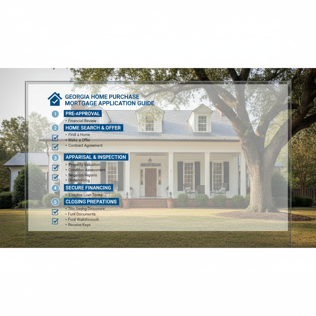 Step-by-step Georgia home purchase mortgage application guide