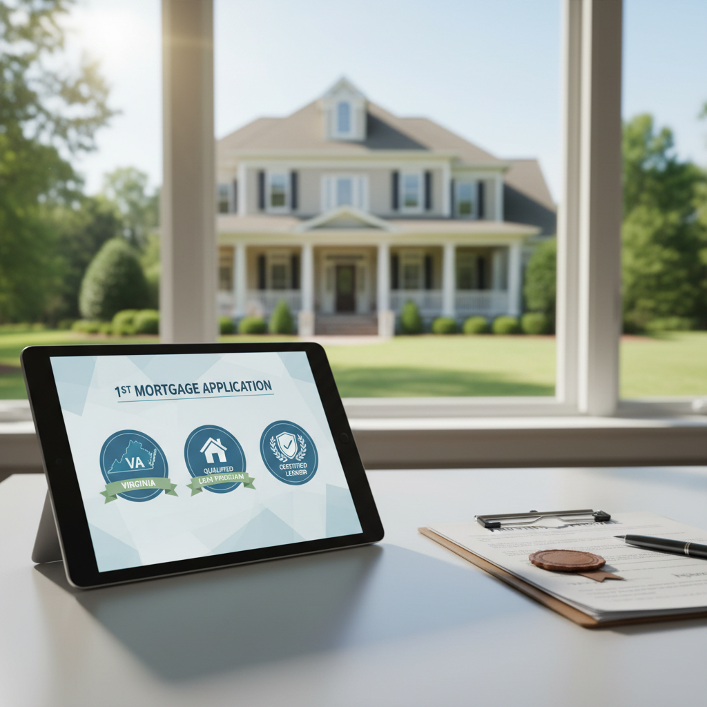 First Mortgage Application for Conventional Financing in Virginia
