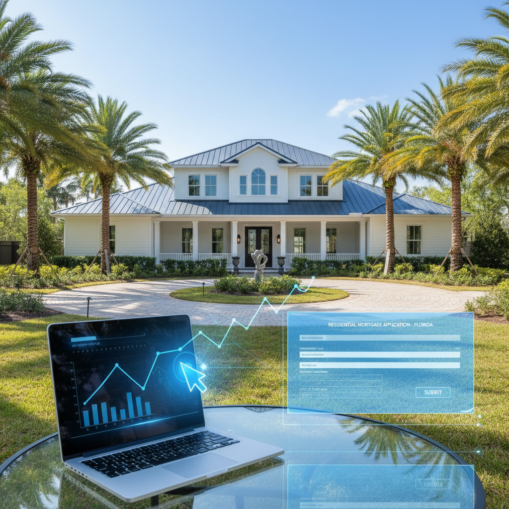 How to apply for a residential mortgage online in Florida