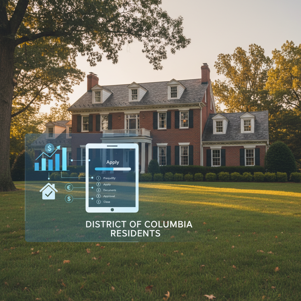 Easy online mortgage application for District of Columbia residents