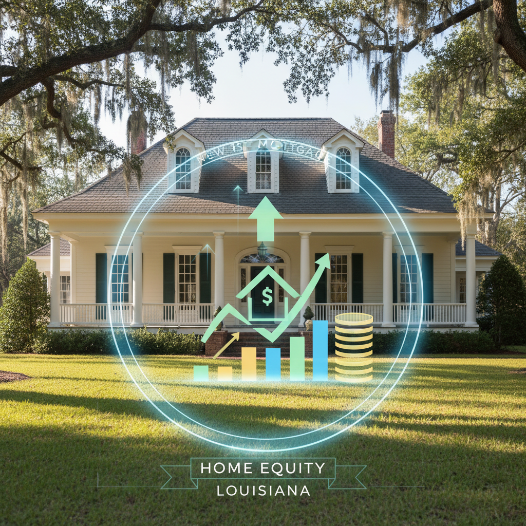 Accessing home equity through a new 1st mortgage in Louisiana