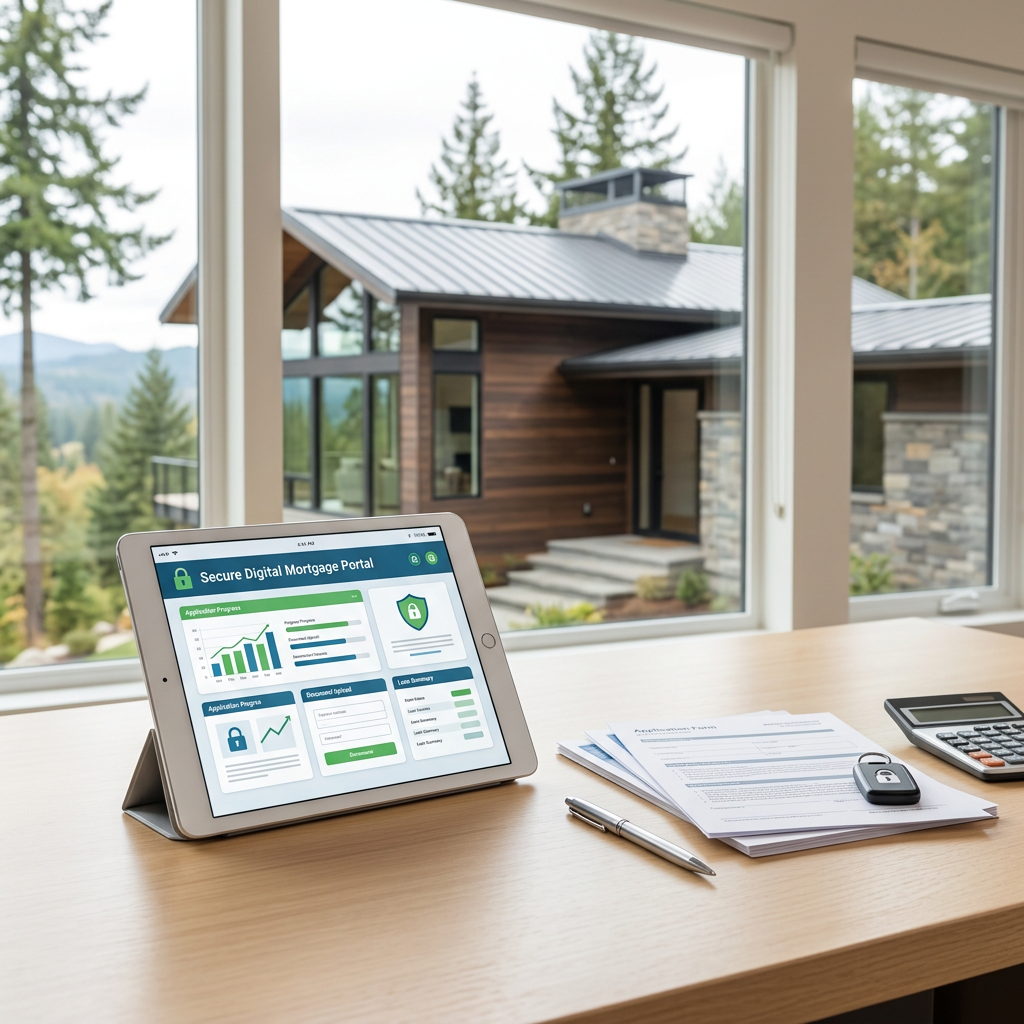 Secure Digital Mortgage Application Portal for Homebuyers in Licensed States