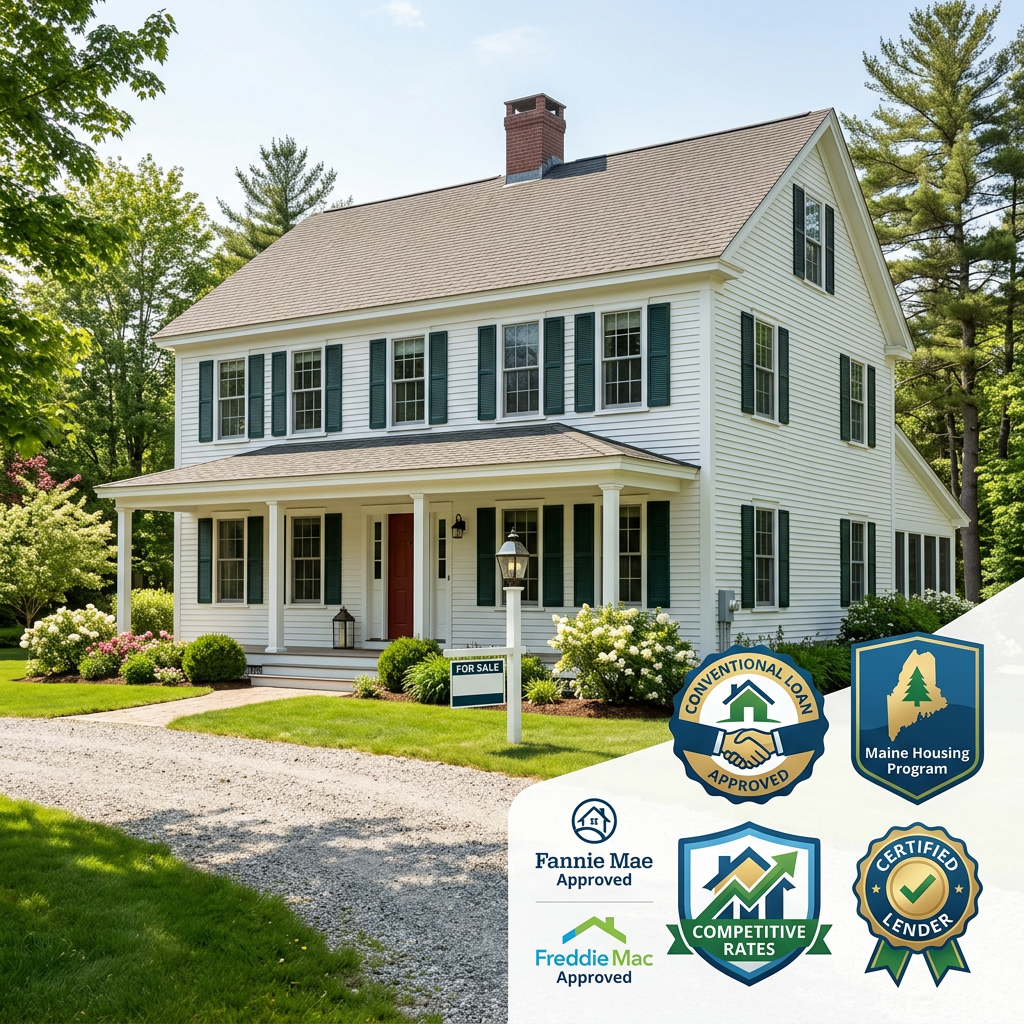 Current Maine conventional mortgage rates for home buyers