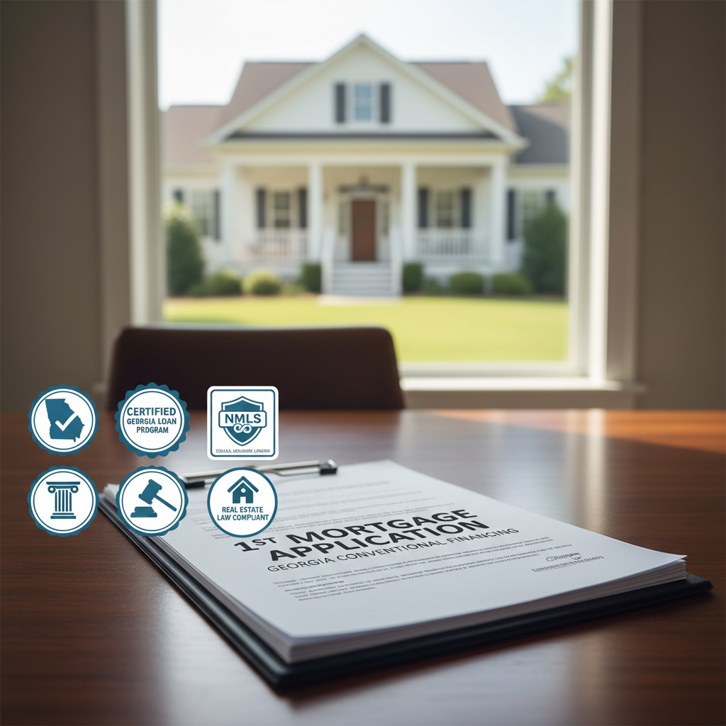 1st mortgage application for Georgia conventional financing