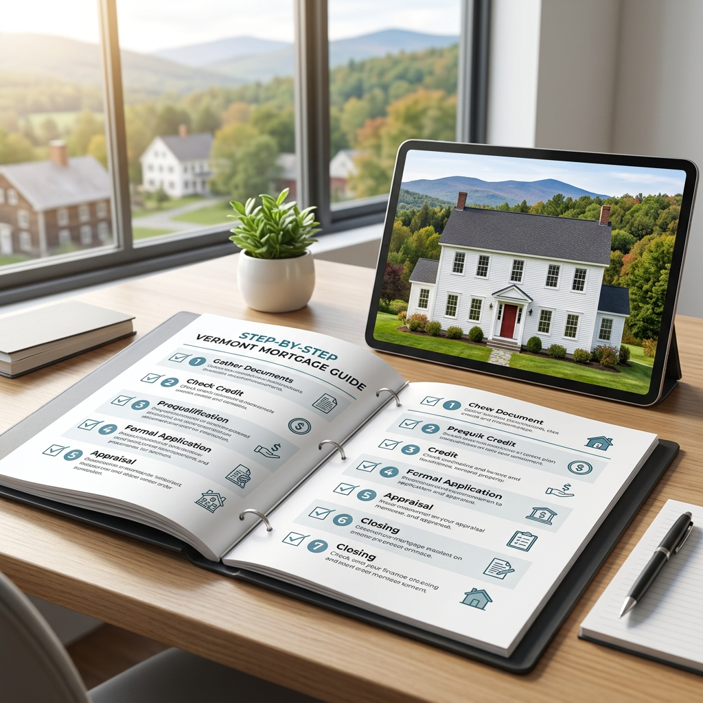 Step-by-Step Mortgage Application Guide for Home Purchase in Vermont