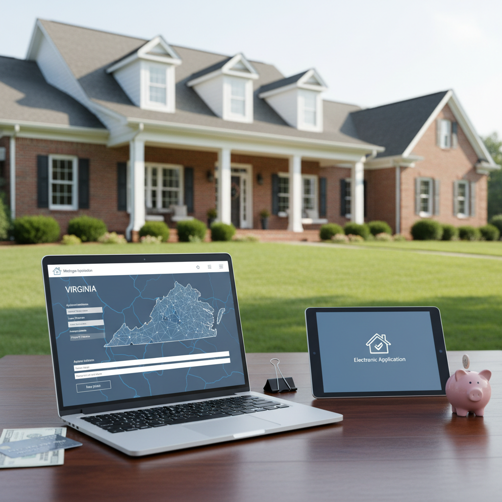 Electronic Mortgage Application Process for Credit-Qualified Borrowers in Virginia