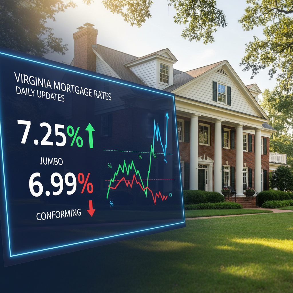 Daily mortgage rate updates for Virginia home transactions