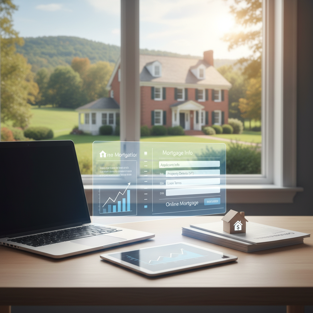 Online Mortgage Application for Vermont Homebuyers