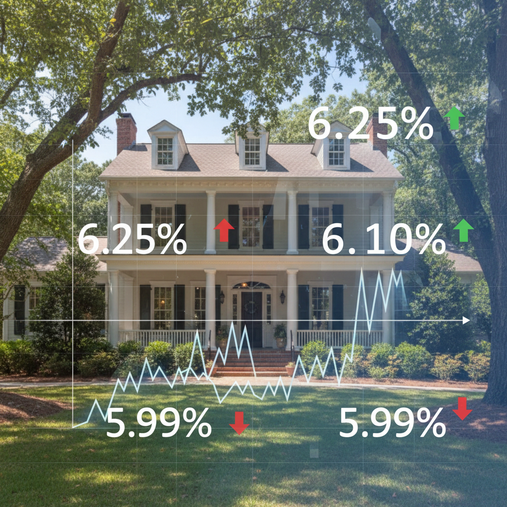 Mortgage rate locks for Georgia residential purchases