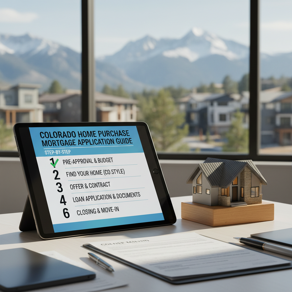 Your Essential Guide to the Colorado Home Purchase Mortgage Application Process