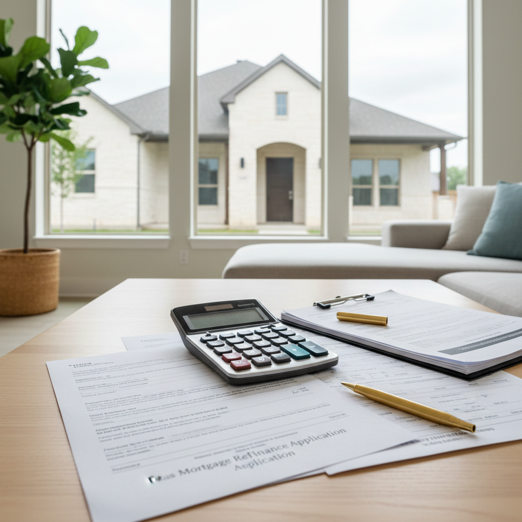 Texas mortgage application for refinance