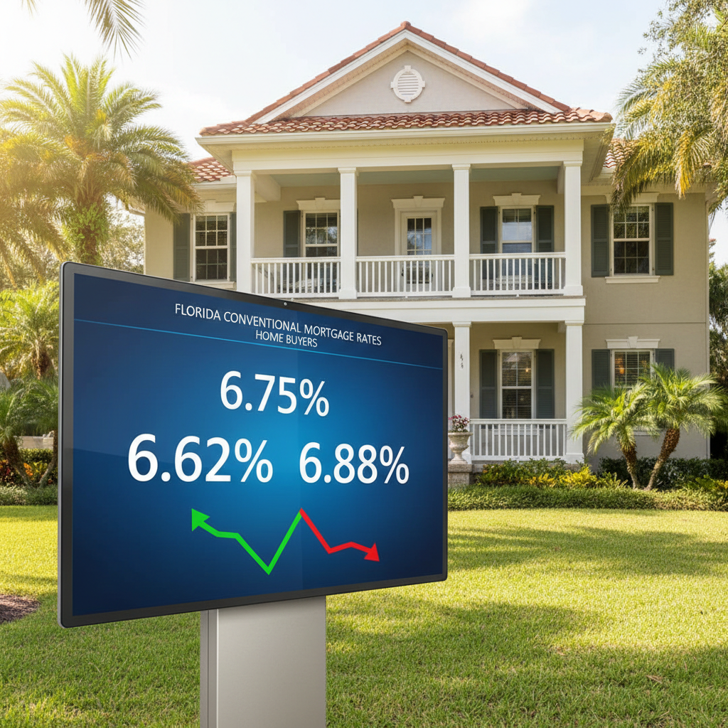 Current Florida conventional mortgage rates for home buyers