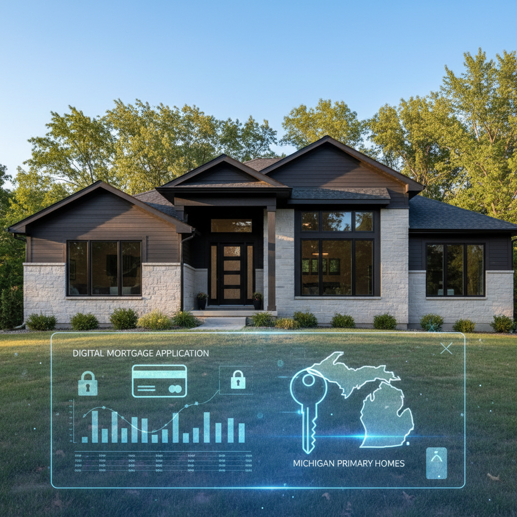 Digital Mortgage Application for Credit-Qualified Borrowers in Michigan