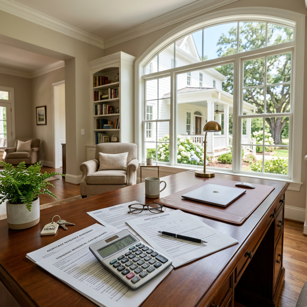 Directly funded Tennessee residential mortgage refinancing