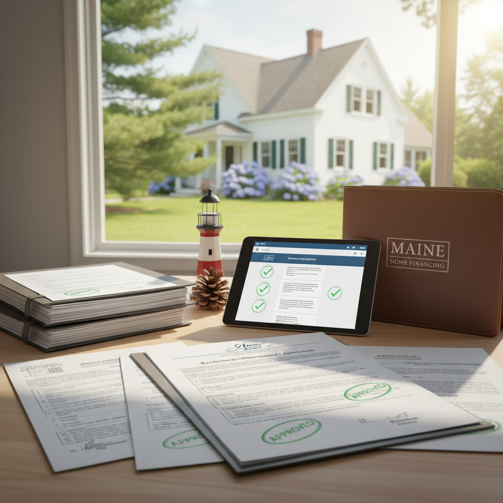 Residential Mortgage Pre-Approval Application for Prime Borrowers in Maine