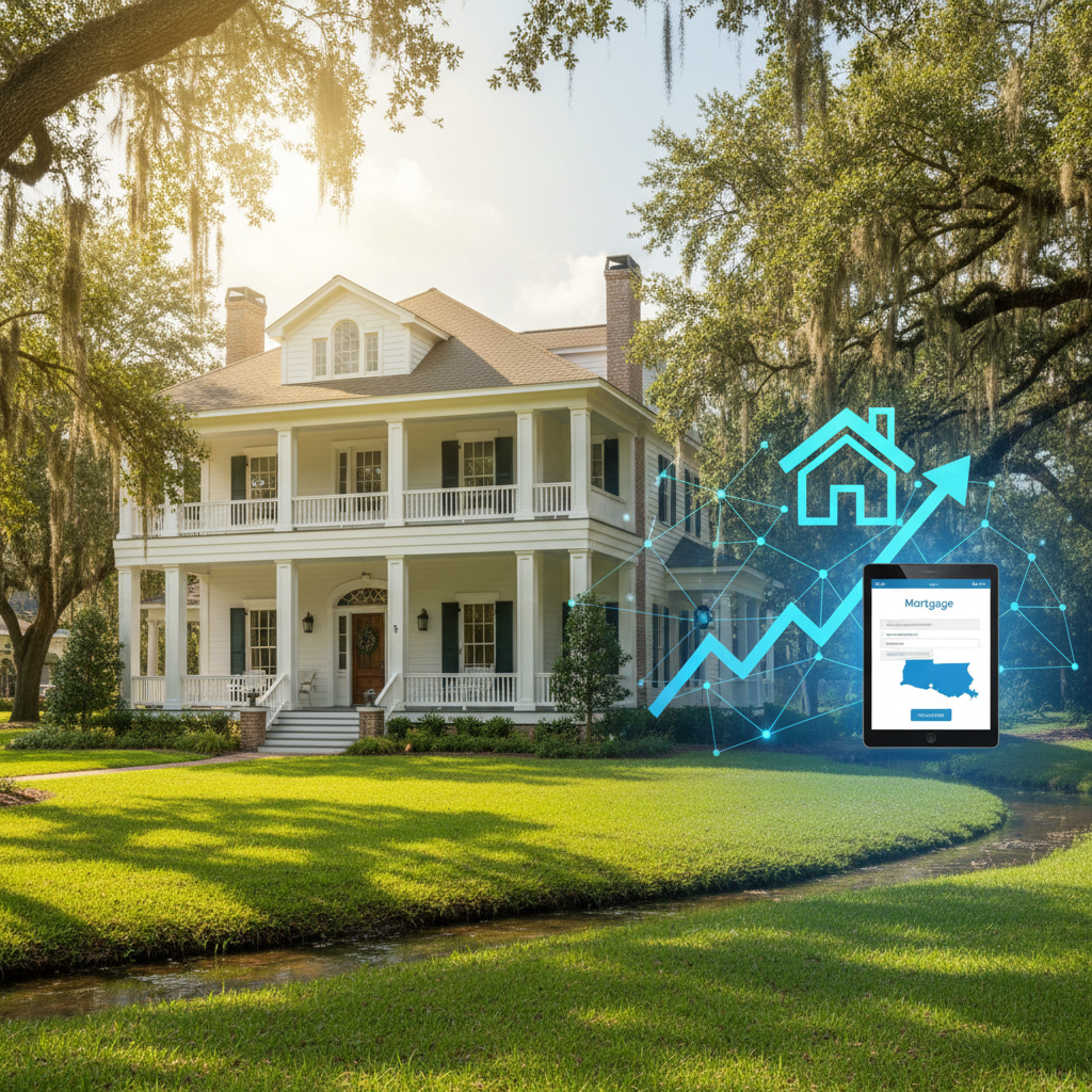Easy online mortgage application for Louisiana residents