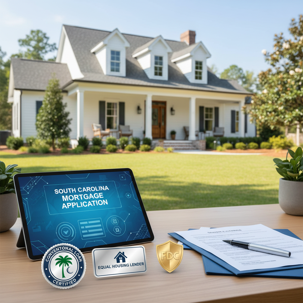 South Carolina mortgage application for conventional loans