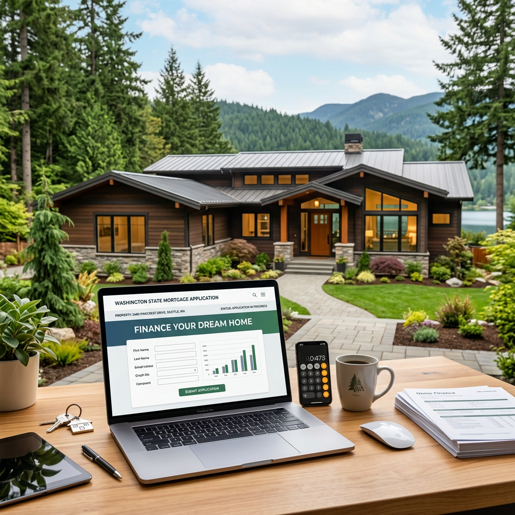 Online mortgage application Washington