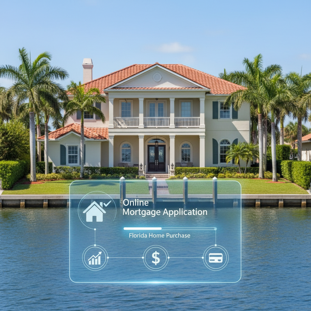 Online Mortgage Applications for Competitive Florida Home Purchases