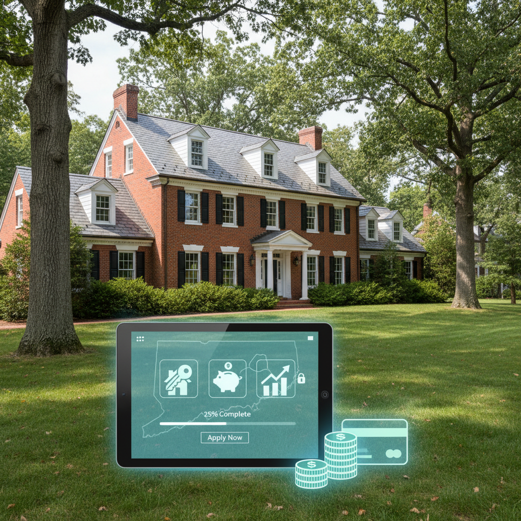 Digital mortgage application for Connecticut primary homes