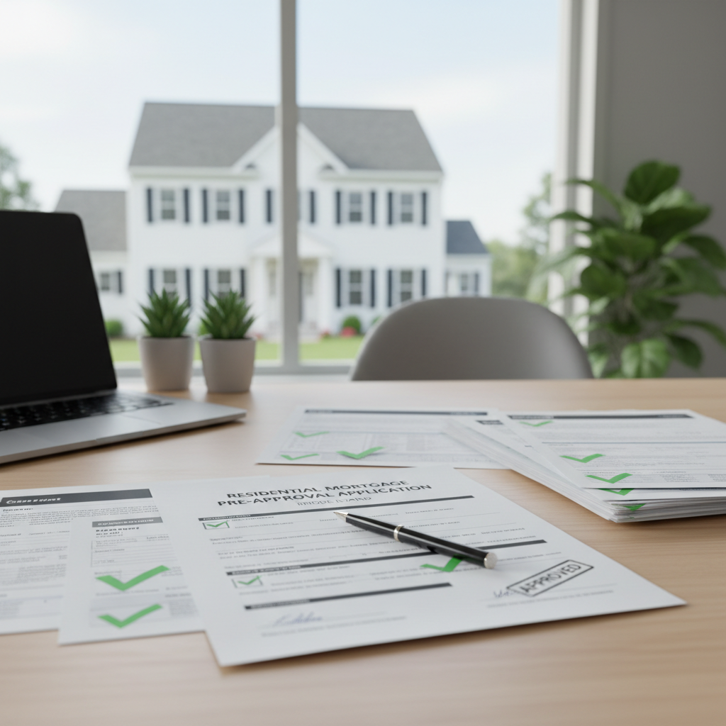 Residential mortgage pre-approval application Rhode Island