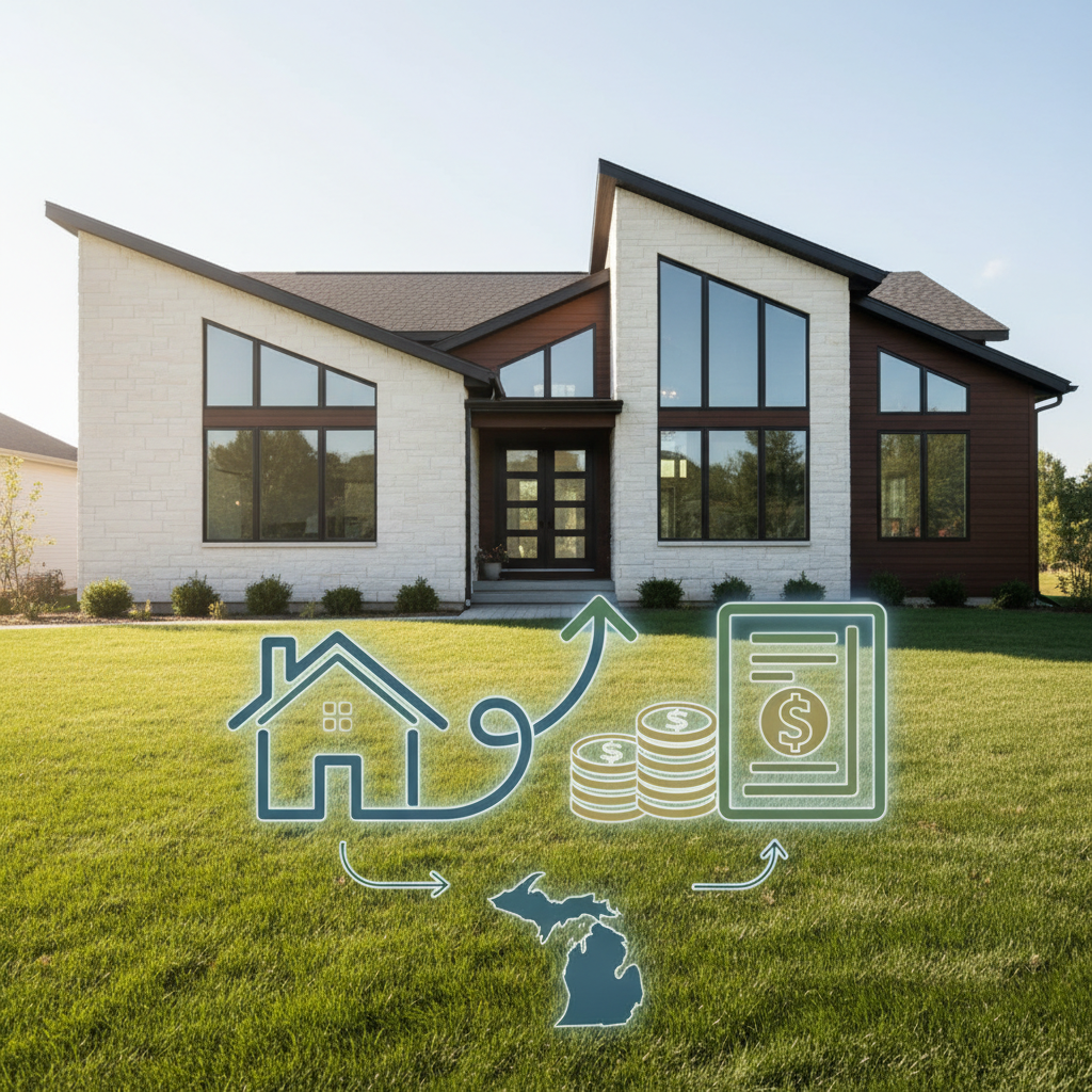 Accessing home equity through a new 1st mortgage in Michigan