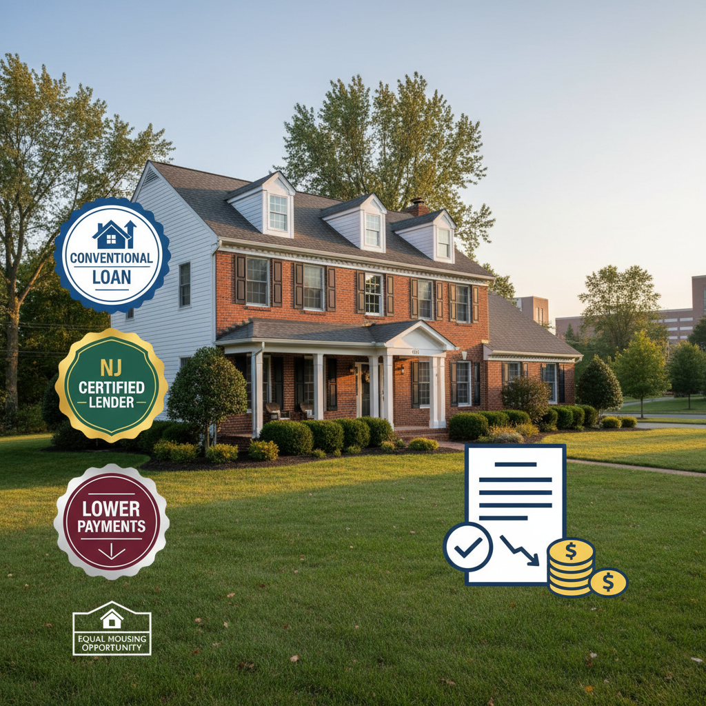 Lowering monthly payments with a New Jersey conventional refinance