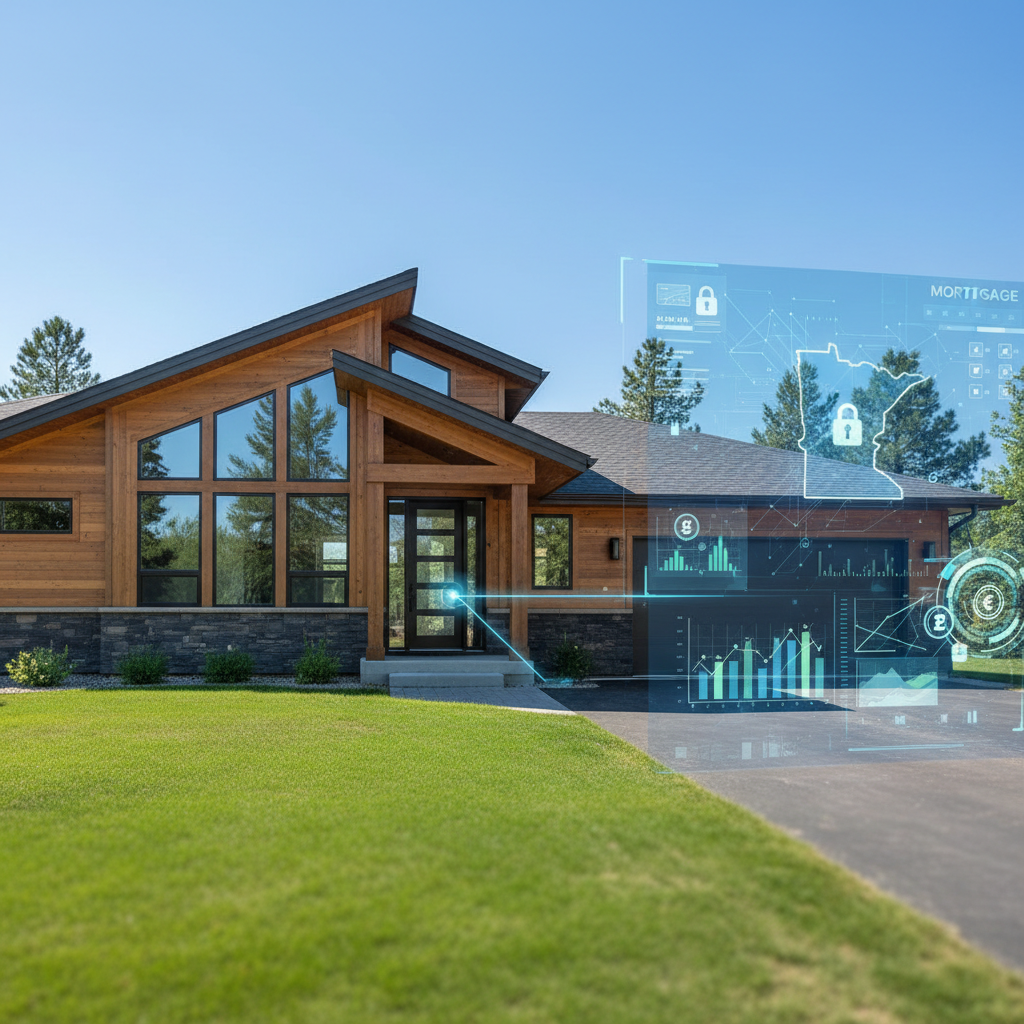 Secure digital mortgage application portal for Minnesota residents