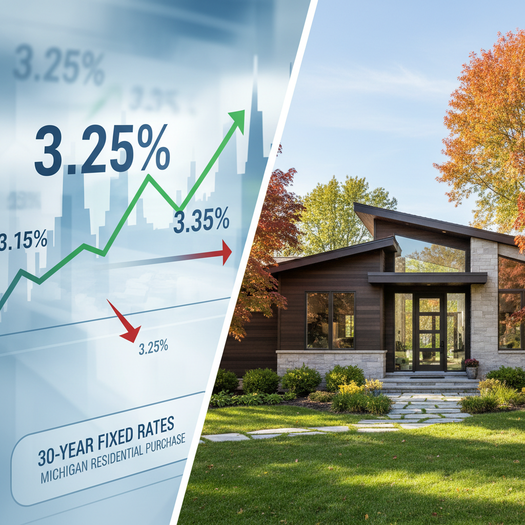 Best 30-year fixed rates for Michigan residential purchase