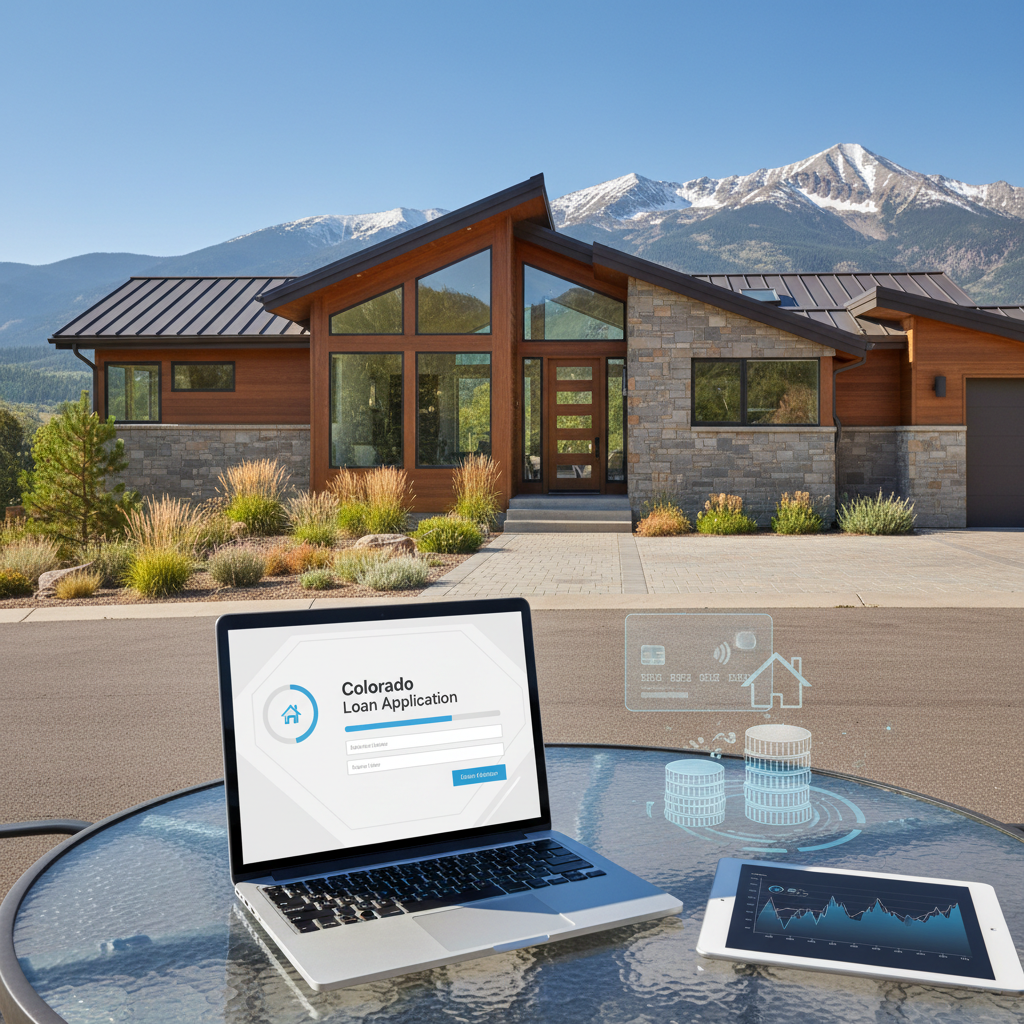 Online mortgage application for Colorado home purchases