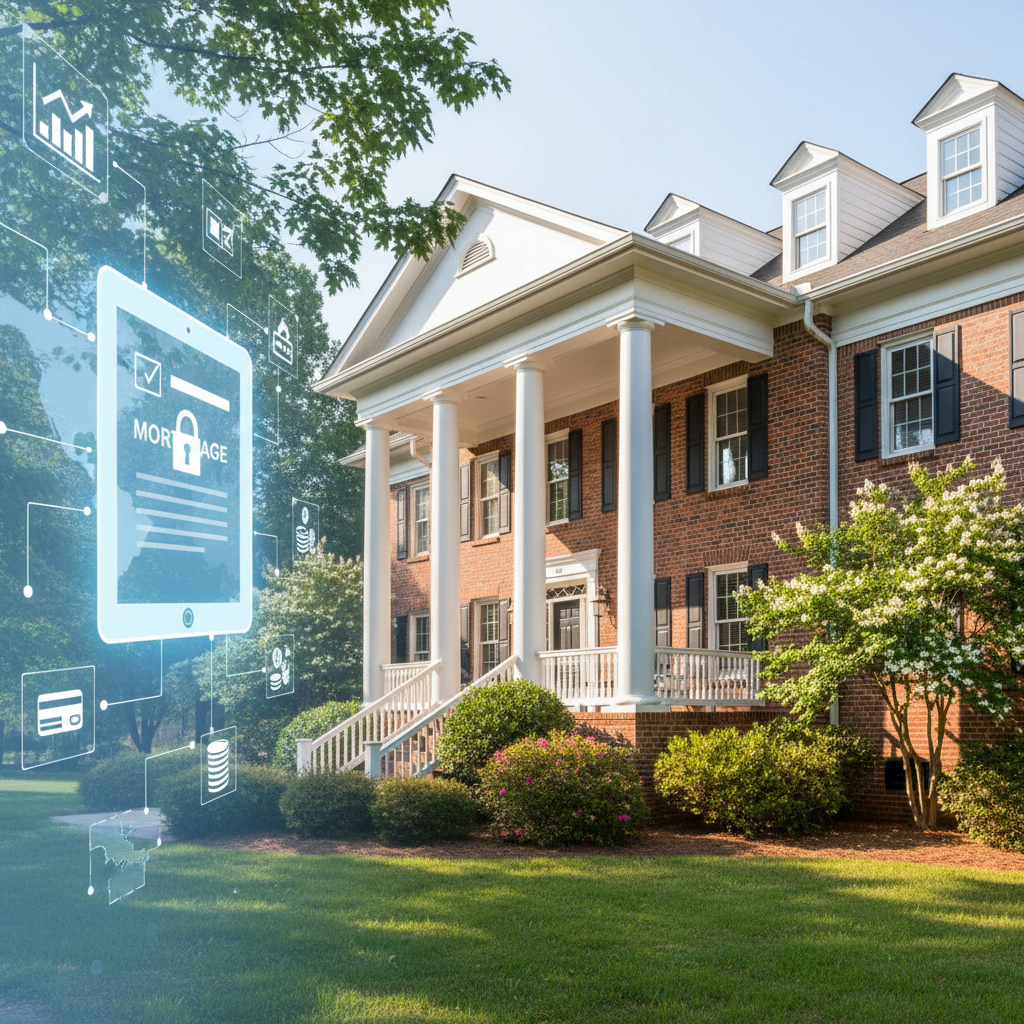 Secure digital mortgage application portal for Georgia residents