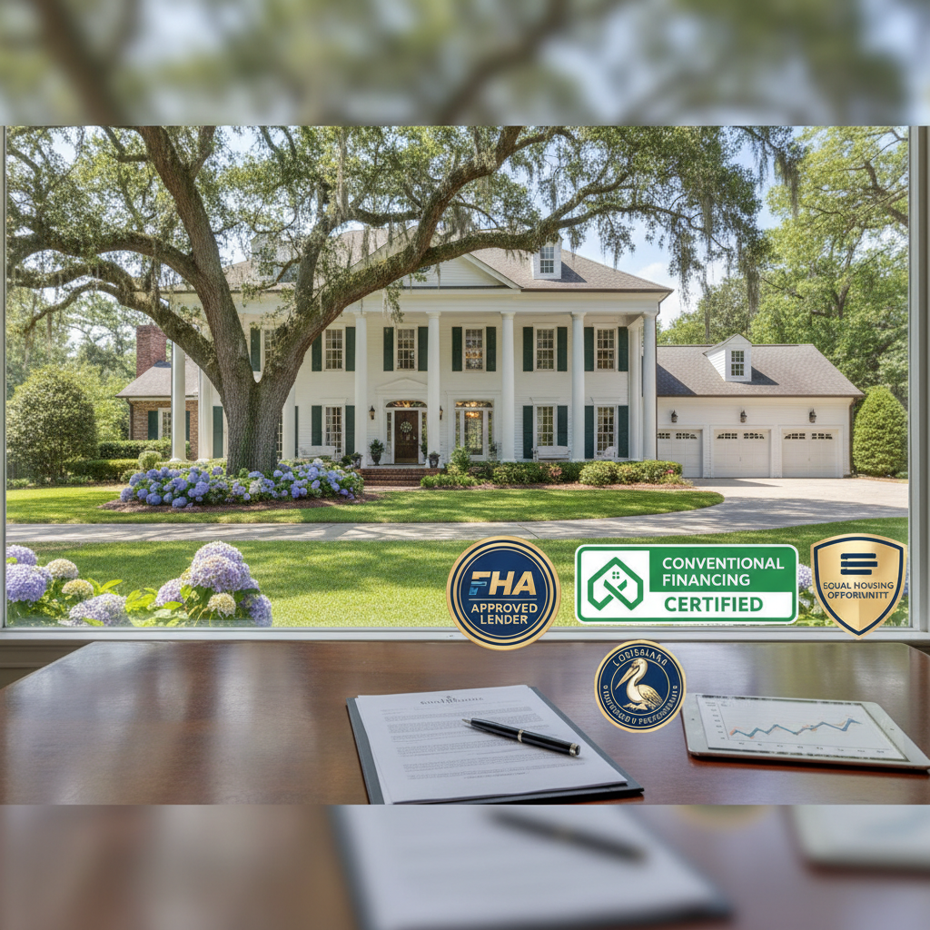 First Mortgage Application for Conventional Financing in Louisiana