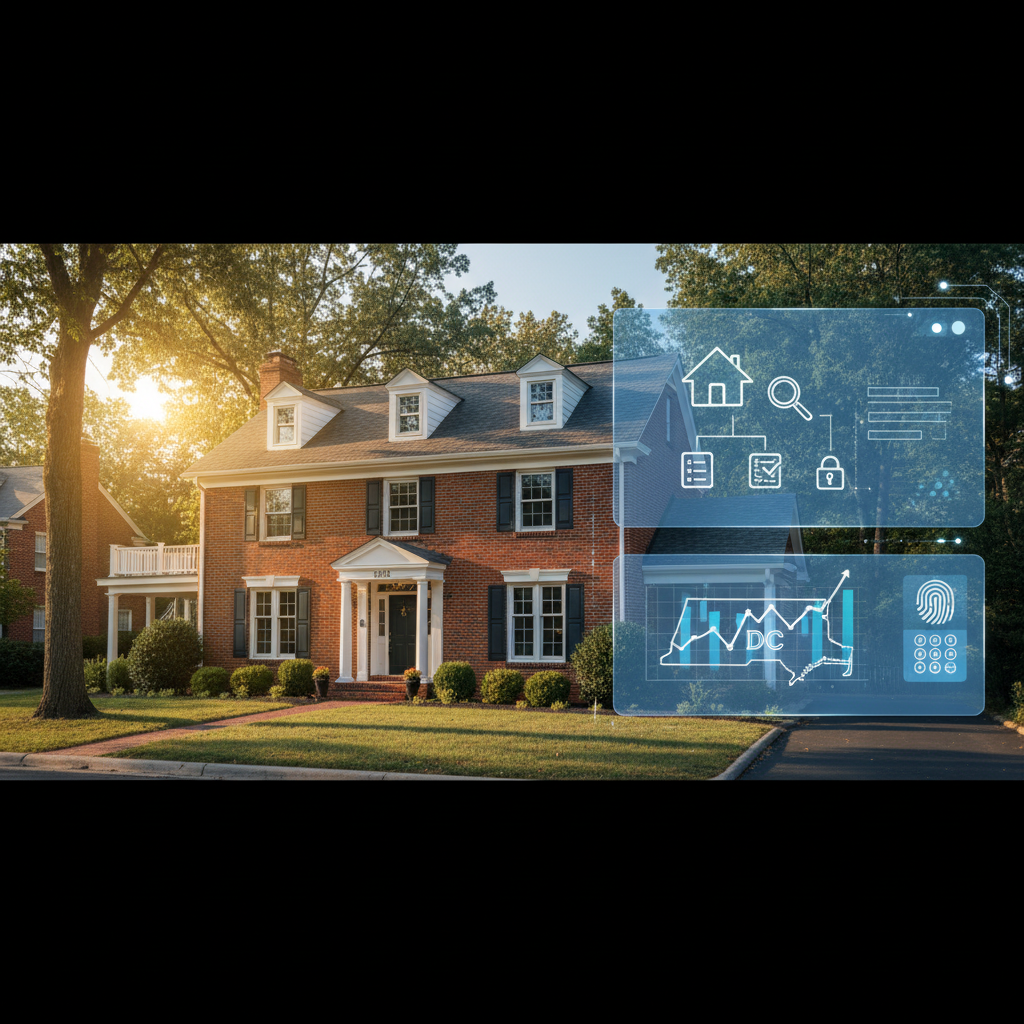 Digital mortgage application for District of Columbia primary homes