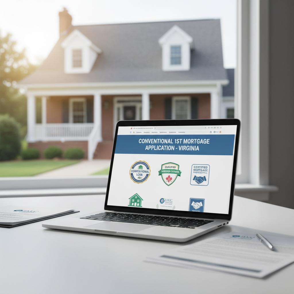 Applying for a conventional 1st mortgage in Virginia