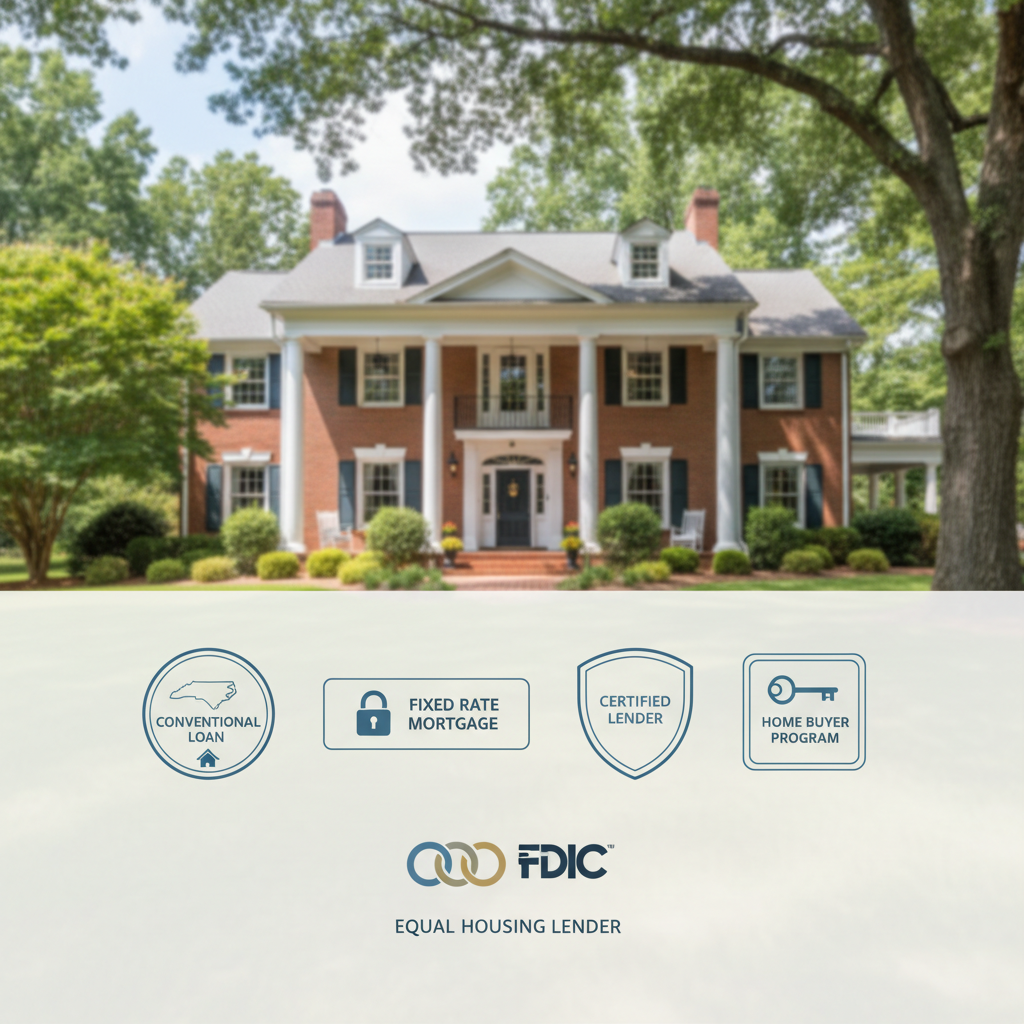 Current North Carolina conventional mortgage rates for home buyers