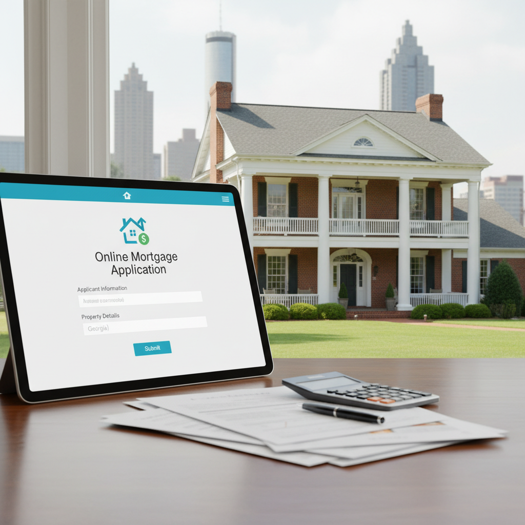 Online Mortgage Application Opportunities for Georgia Homebuyers