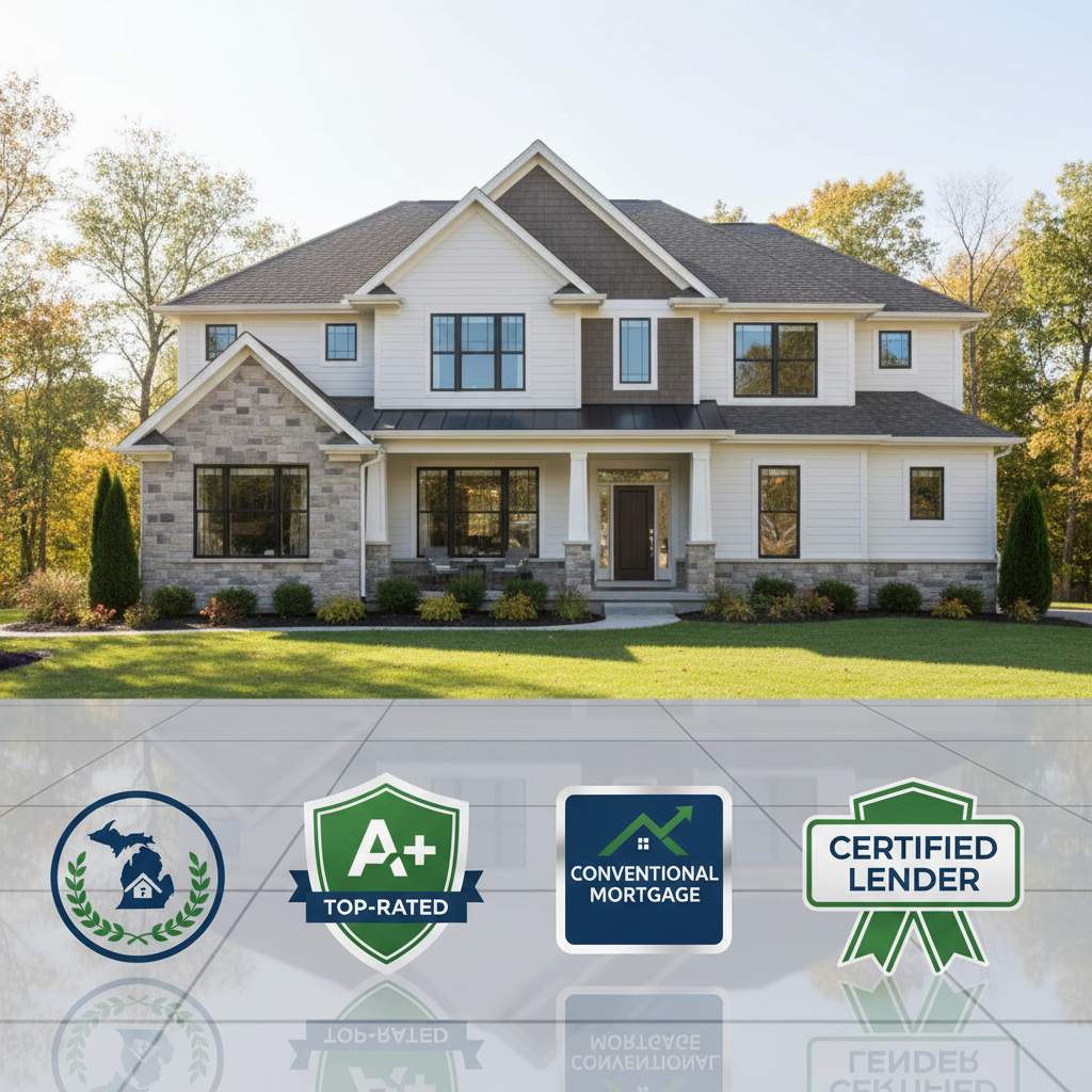 Top-rated conventional mortgage lenders for Michigan's prime borrowers
