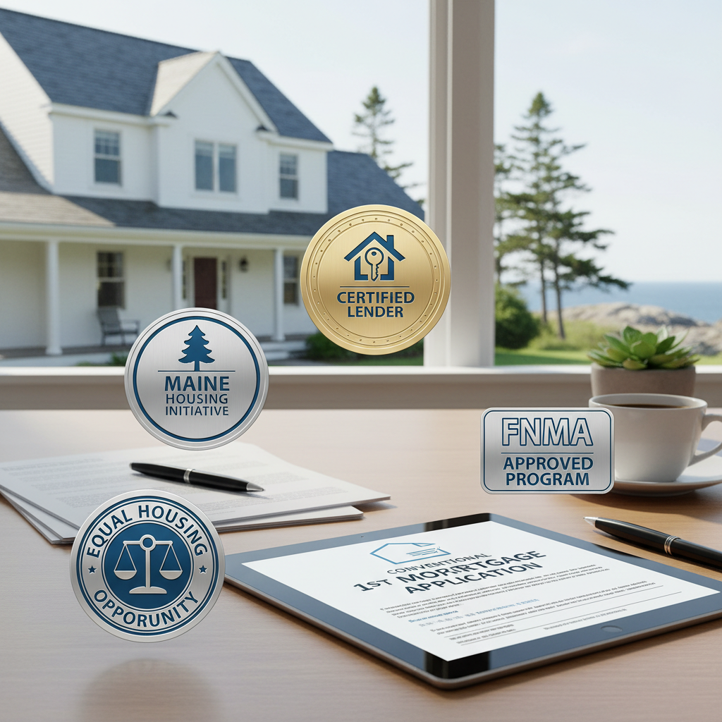 Applying for a conventional 1st mortgage in Maine