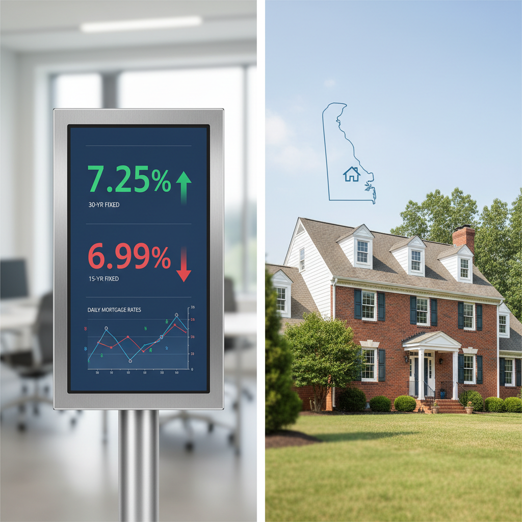 Daily mortgage rate updates for Delaware home transactions