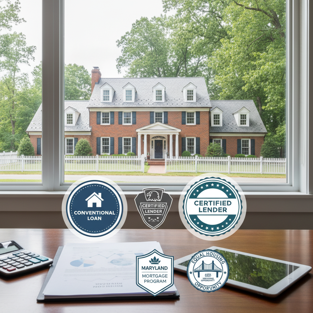 Maryland mortgage application for conventional loans