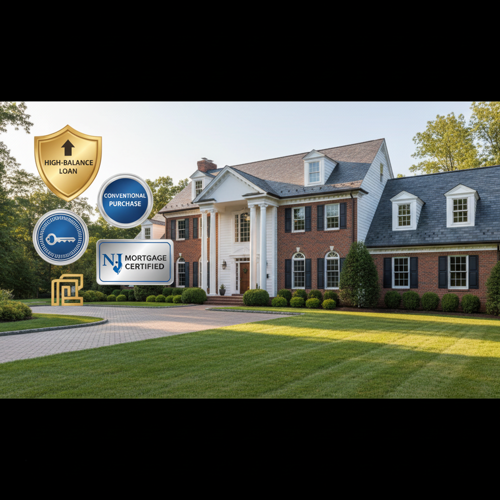 High-balance conventional purchase mortgage in New Jersey
